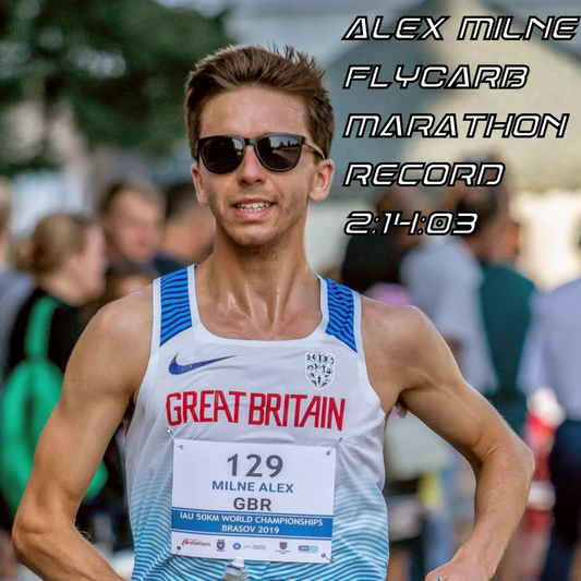 Alex Milne Sets New FLYCARB Record at the London Marathon