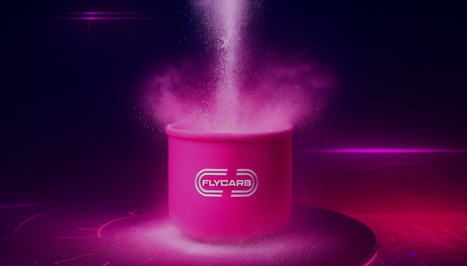 FLYCARB Pink Bowl with Powder Explosion